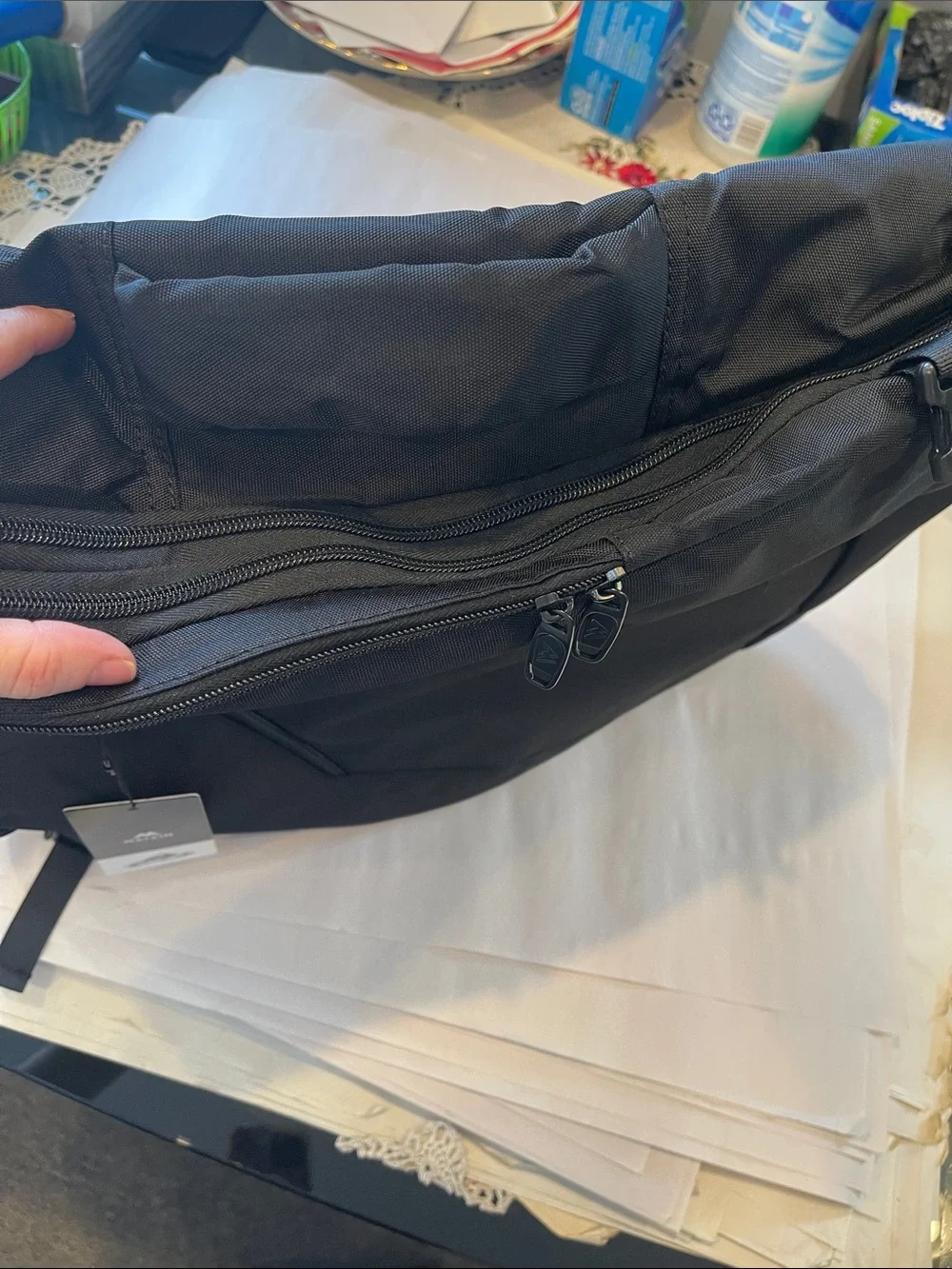 Matein black backpack